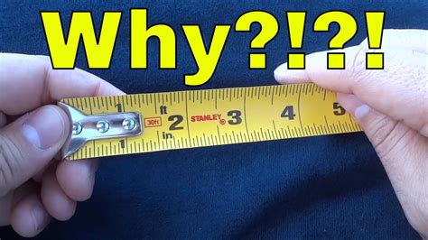 wiggly metal bracket on the end of a tape measure|why are measuring tape ends loose.